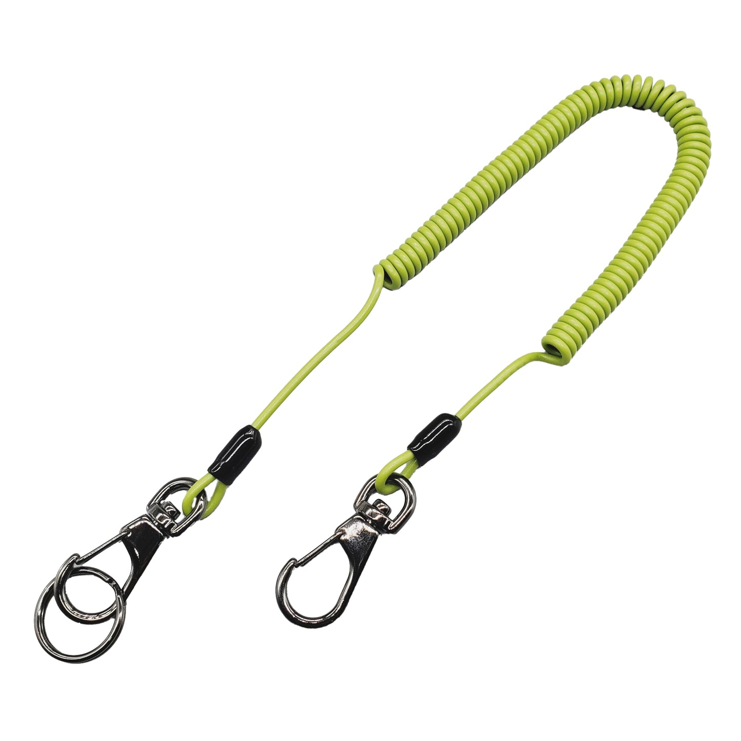 【日本製】鍵・ドライバー落下防止 コイルストラップ ナスカン付き 紛失防止 約41cm〜170cm | BeyonMind