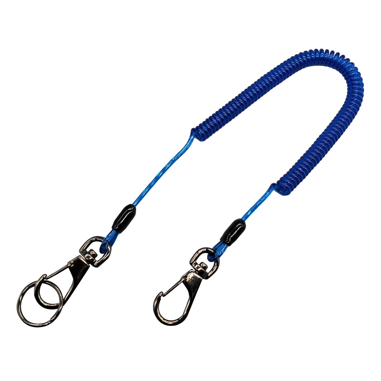【日本製】鍵・ドライバー落下防止 コイルストラップ ナスカン付き 紛失防止 約41cm〜170cm | BeyonMind