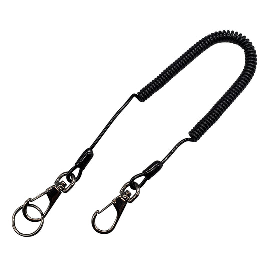 【日本製】鍵・ドライバー落下防止 コイルストラップ ナスカン付き 紛失防止 約41cm〜170cm | BeyonMind