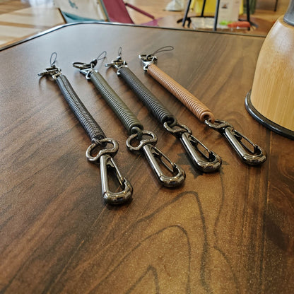 スーパーグレートコイル 鍵・スマホ・パスケース落下防止ストラップ ナスカン付 約27〜120cm | BeyonMind - BeyonMind