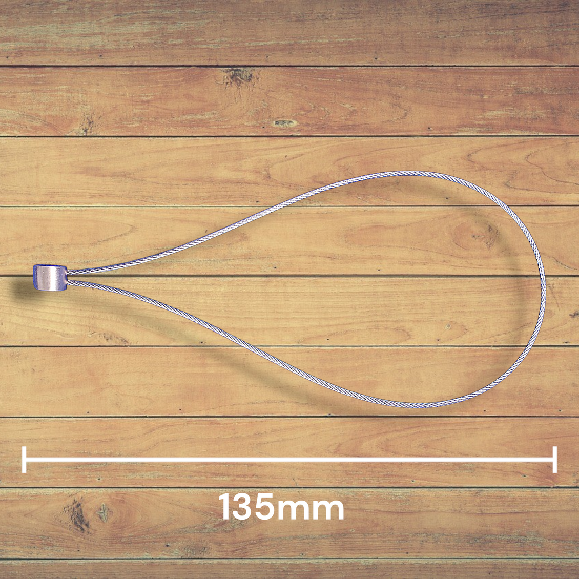 【日本製】落下防止 セーフティーコード用 接続ワイヤー 135mm 耐荷重2kg 延長コード ステンレス製 3本セット 高所作業・建築・鳶・足場対応 | BeyonMind