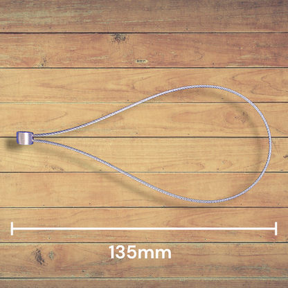 【日本製】落下防止 セーフティーコード用 接続ワイヤー 135mm 耐荷重2kg 延長コード ステンレス製 3本セット 高所作業・建築・鳶・足場対応 | BeyonMind